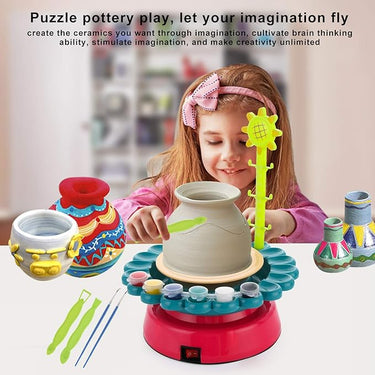 DIY SUNFLOWER POTTERY MACHINE